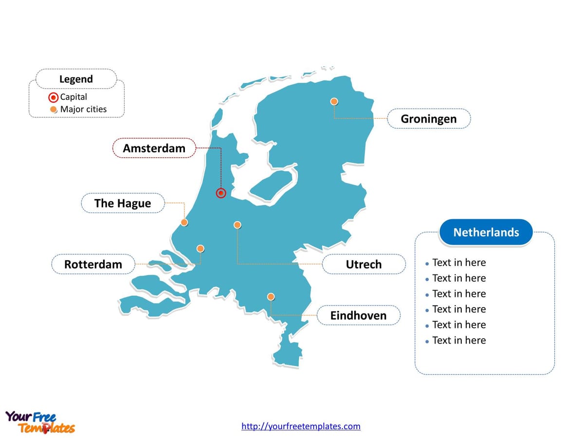 Rotterdam, holanda mapa